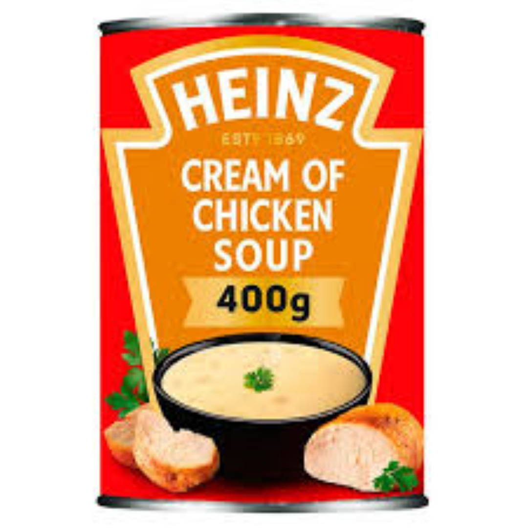 HEINZ CREAM OF CHICKEN SOUP 400G